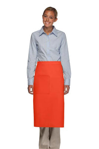 Cardi / DayStar Orange Full Bistro Apron (1 Pocket)