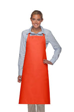 Load image into Gallery viewer, Cardi / DayStar Orange Deluxe XL Butcher Adjustable Apron (No Pockets)