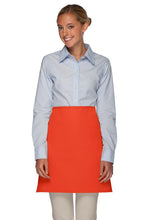 Load image into Gallery viewer, Cardi / DayStar Orange Half Bistro Apron (No Pockets)
