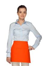 Load image into Gallery viewer, Cardi / DayStar Orange Squared Waist Apron (2 Pockets)