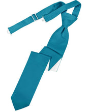 Load image into Gallery viewer, Cardi Pre-Tied Pacific Luxury Satin Skinny Necktie