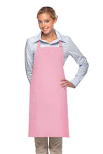 Load image into Gallery viewer, Cardi / DayStar Pink Deluxe Bib Adjustable Apron (2 Patch Pockets)