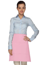 Load image into Gallery viewer, Cardi / DayStar Pink Half Bistro Apron (2 Pockets)