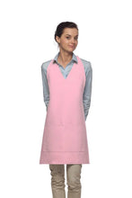 Load image into Gallery viewer, Cardi / DayStar Pink Deluxe V-Neck Adjustable Tuxedo Apron (2 Pockets)