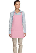 Load image into Gallery viewer, Cardi / DayStar Pink Deluxe Deluxe Bib Adjustable Apron (3 Pockets)
