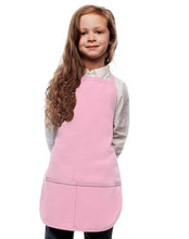 Load image into Gallery viewer, Cardi / DayStar Pink Kid&#39;s Bib Apron (2 Pockets)