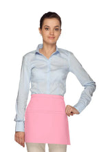 Load image into Gallery viewer, Cardi / DayStar Pink Squared Waist Apron (2 Pockets)