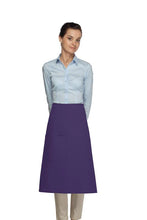 Load image into Gallery viewer, Cardi / DayStar Purple 3/4 Bistro Apron (1 Pocket)