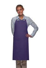 Load image into Gallery viewer, Cardi / DayStar Purple Deluxe Butcher Adjustable Apron (2 Pockets)