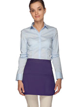 Load image into Gallery viewer, Cardi / DayStar Purple Rounded Waist Apron (3 Pockets)