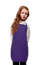 Load image into Gallery viewer, Cardi / DayStar Purple Kid&#39;s Bib Apron (No Pockets)
