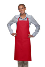 Load image into Gallery viewer, Cardi / DayStar Red Deluxe Butcher Adjustable Apron (1 Pocket)