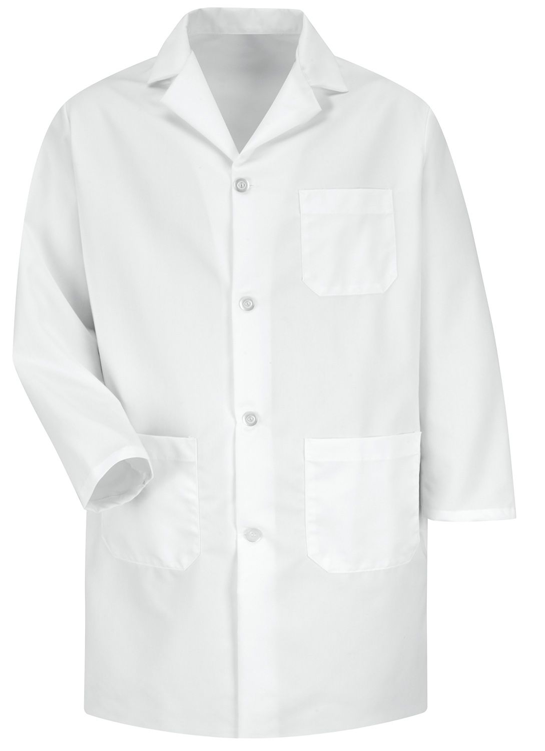 Red Kap Men's White Staff Coat