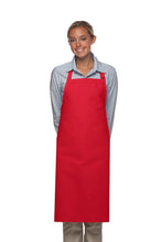 Load image into Gallery viewer, Cardi / DayStar Red Deluxe Butcher Adjustable Apron (No Pockets)