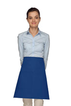 Load image into Gallery viewer, Cardi / DayStar Royal Blue Half Bistro Apron (1 Pocket)