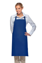 Load image into Gallery viewer, Cardi / DayStar Royal Blue Deluxe Bib Adjustable Apron (2 Patch Pockets)