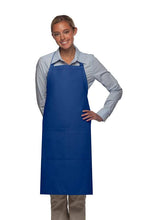 Load image into Gallery viewer, Cardi / DayStar Royal Blue Deluxe Butcher Adjustable Apron (2 Pockets)