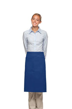 Load image into Gallery viewer, Cardi / DayStar Royal Blue 3/4 Bistro Apron (2 Pockets)