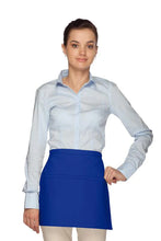 Load image into Gallery viewer, Cardi / DayStar Royal Blue Squared Waist Apron (2 Pockets)