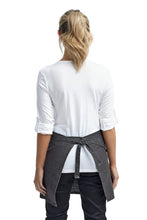 Load image into Gallery viewer, Artisan Collection by Reprime Black Denim Jean Stitch Waist Apron (4 Pocket Pouch)