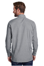 Load image into Gallery viewer, Artisan Collection by Reprime Men&#39;s Microcheck Long Sleeve Cotton Shirt (Black / White)