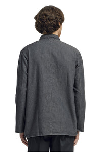Artisan Collection by Reprime Chef's Black Denim Long Sleeve Coat