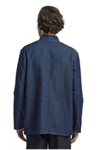 Load image into Gallery viewer, Artisan Collection by Reprime Chef&#39;s Blue Denim Long Sleeve Coat