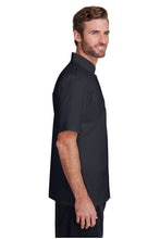 Load image into Gallery viewer, Artisan Collection by Reprime Black Chef&#39;s Short Sleeve Stud Coat