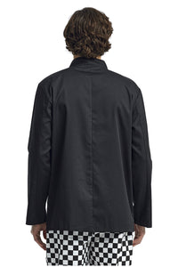 Artisan Collection by Reprime Black Chef's Long Sleeve Stud Coat