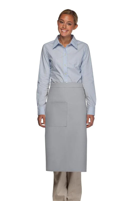 Cardi / DayStar Silver Full Bistro Apron (1 Pocket)