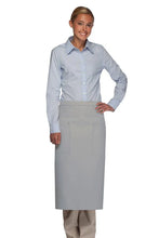 Load image into Gallery viewer, Cardi / DayStar Silver Full Bistro Apron (2 Pockets)