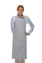 Load image into Gallery viewer, Cardi / DayStar Silver Deluxe XL Butcher Adjustable Apron (2 Pockets)
