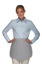 Load image into Gallery viewer, Cardi / DayStar Silver Scalloped Waist Apron (2 Pockets)