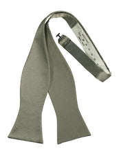 Load image into Gallery viewer, Cristoforo Cardi Self Tie Platinum Noble Silk Bow Tie