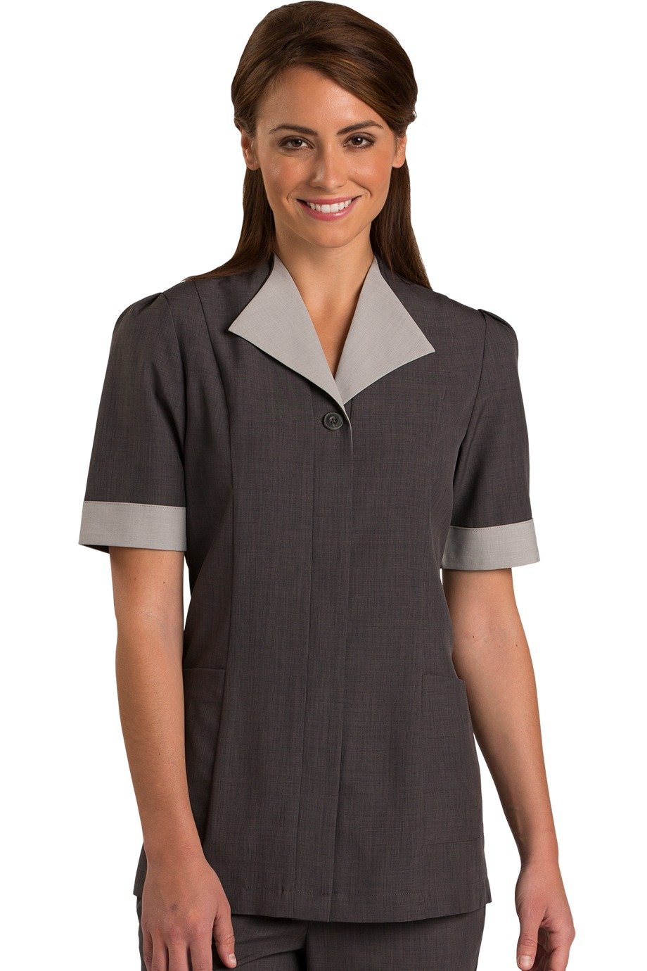 Ladies' Pinnacle Housekeeping Tunic Steel Grey