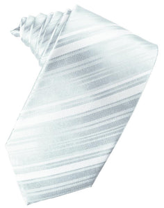 Cardi Light Blue Striped Silk Necktie