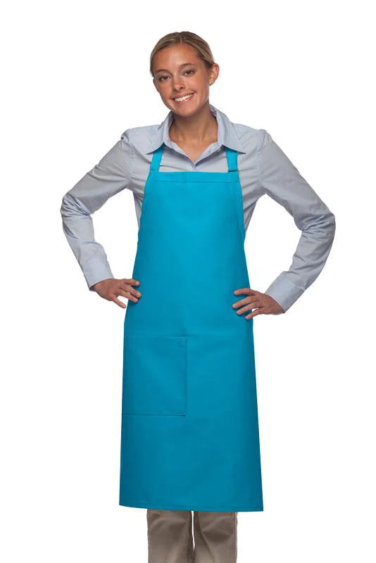Cardi / DayStar Turquoise Deluxe Butcher Adjustable Apron (1 Pocket)