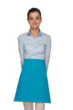 Load image into Gallery viewer, Cardi / DayStar Turquoise Half Bistro Apron (1 Pocket)