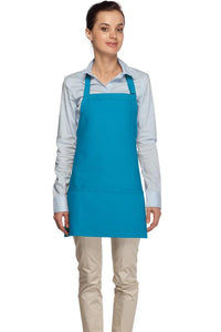 Cardi / DayStar Turquoise Deluxe Deluxe Bib Adjustable Apron (3 Pockets)