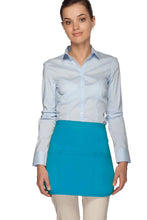 Load image into Gallery viewer, Cardi / DayStar Turquoise Rounded Waist Apron (3 Pockets)