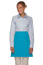 Load image into Gallery viewer, Cardi / DayStar Turquoise Half Bistro Apron (No Pockets)