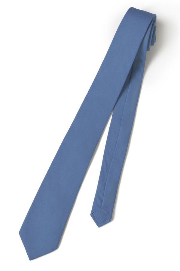 Tux Park Blue Linen Necktie