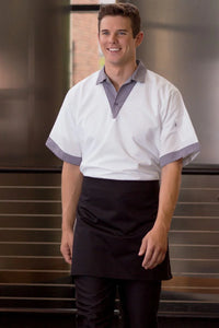 Uncommon Threads Black 4- Way Apron (No Pockets)