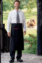 Load image into Gallery viewer, Uncommon Threads Black Full Bistro Apron (1 Pocket)