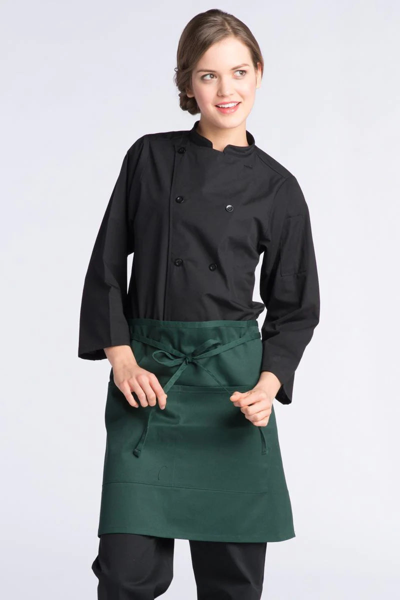 Half Bistro Apron (2 Pockets) – UniformsInStock.com