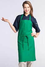 Load image into Gallery viewer, Uncommon Threads Kelly Bib Apron (No Pockets)