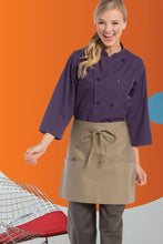 Load image into Gallery viewer, Uncommon Threads Khaki Half Bistro Apron (3 Pockets)