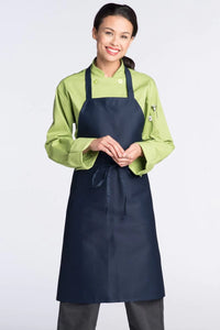 Uncommon Threads Navy Bib Apron (No Pockets)