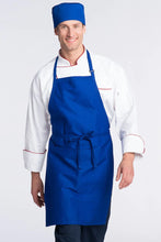 Load image into Gallery viewer, Uncommon Threads Royal Blue Butcher Adjustable Apron (2 Pockets)