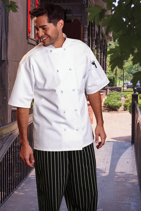 Uncommon Threads White Monterey Chef Coat